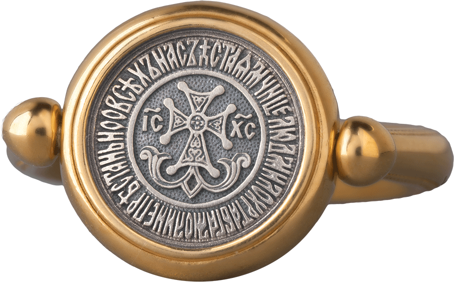 Перстень с иконой «СВЯТАЯ МУЧЕНИЦА КНЯГИНЯ ЧЕШСКАЯ ЛЮДМИЛА» – фото №2