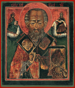 Икона Николай чудотворец, архиепископ Мир Ликийских, святитель (АРТ.03489)