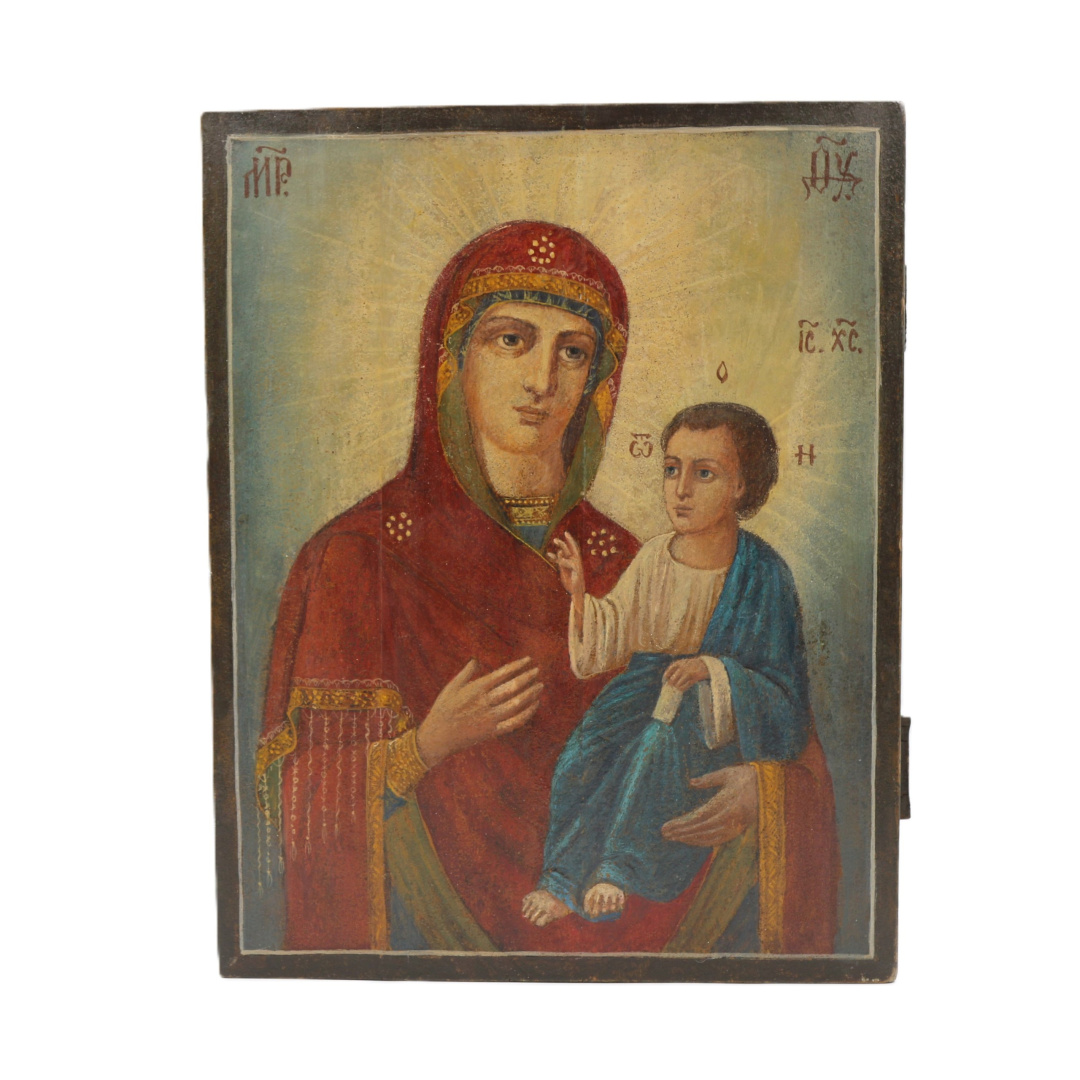 Казанская икона Божией Матери, 19 век – купить в один клик