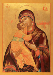Икона Владимирская икона Божией Матери (АРТ.02064)