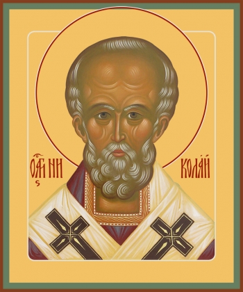 Икона Николай чудотворец, архиепископ Мир Ликийских, святитель (АРТ.06740)