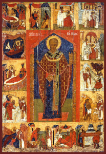 Икона Николай чудотворец, архиепископ Мир Ликийских, святитель (АРТ.03426)