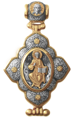 Крест-мощевик «СПАС В СИЛАХ» 