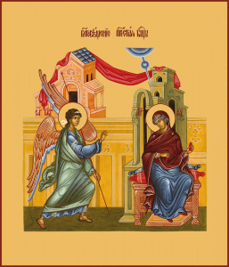 Икона Благовещение Пресвятой Богородицы (АРТ.00633)
