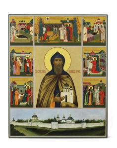 св. блг. кн. Даниил Московский, клеймы с житием