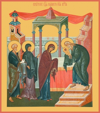 Икона Сретение Господне (АРТ.00680)