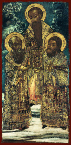 Икона Василий, Григорий, Иоанн святители (АРТ.03493)