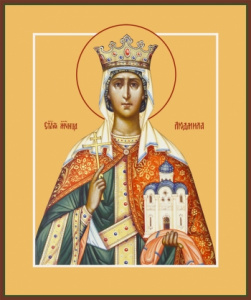 Икона Людмила мученица, княгиня чешская (АРТ.06513)