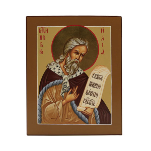 Рукописная икона Св. Пр. Илия, писаная икона 