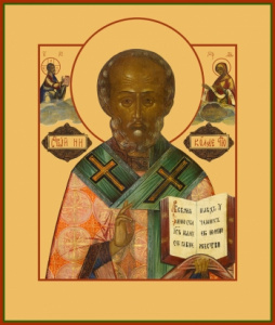 Икона Николай чудотворец, архиепископ Мир Ликийских, святитель (АРТ.00767)