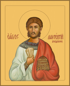 Икона Лаврентий Римский архидиакон мученик (АРТ.06900)