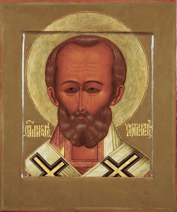 Икона Николай чудотворец, архиепископ Мир Ликийских, святитель (АРТ.03405)