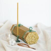 Свечи восковые церковные №30 Ø8 мм, длина 28 см, 150 шт