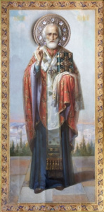 Икона Николай чудотворец, архиепископ Мир Ликийских, святитель (АРТ.00752)