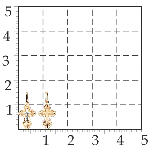 Крест из золота Распятие