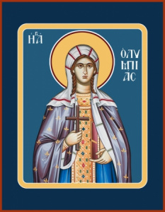Икона Олимпиада Константинопольская диаконисса (АРТ.06599)