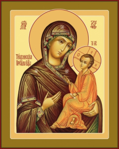 Икона Тихвинская икона Божией Матери (АРТ.06264)