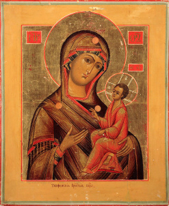 Икона Тихвинская икона Божией Матери (АРТ.02063)