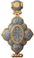 Крест-мощевик «СПАС В СИЛАХ» 