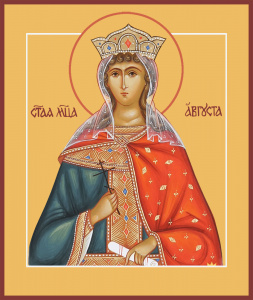 Икона Августа (Василисса) Римская императрица мученица (АРТ.м0637)