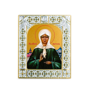 Икона Матрона Московская блаженная, икона в рамке