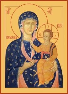 Икона Ченстоховская икона Божией Матери (АРТ.04222)