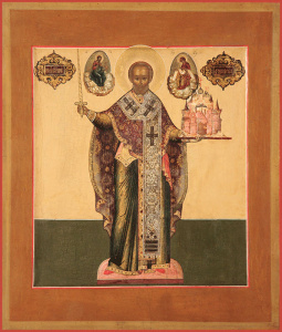 Икона Николай чудотворец, архиепископ Мир Ликийских, святитель (АРТ.03453)