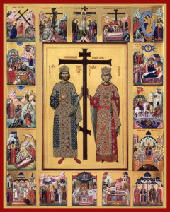 Икона Константин и Елена равноапостальные (АРТ.06039)