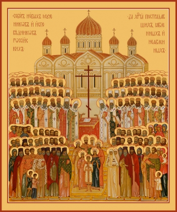 Икона Собор новомучеников и исповедников Церкви Русской (АРТ.00673)