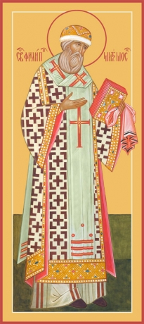 Икона Филипп, митрополит Московский, святитель, чудотворец (АРТ.00791)