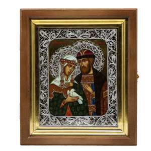 Св. Петр и Феврония, писаная икона