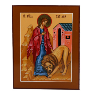 Рукописная икона Св. мц Татиана (Татьяна), писаная икона 