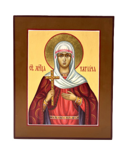 Рукописная икона Св. Татиана (Татьяна), писаная икона 