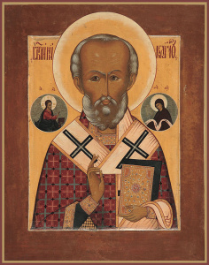 Икона Николай чудотворец, архиепископ Мир Ликийских, святитель (АРТ.03479)