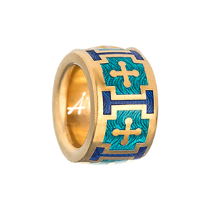 Бусина-разделитель «Крестики»