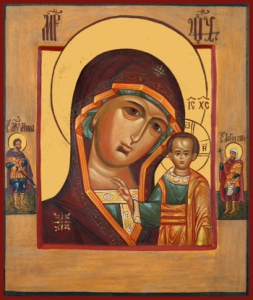 Икона Казанская икона Божией Матери (АРТ.00297)