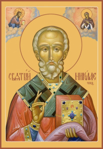 Икона Николай чудотворец, архиепископ Мир Ликийских, святитель (АРТ.06720)