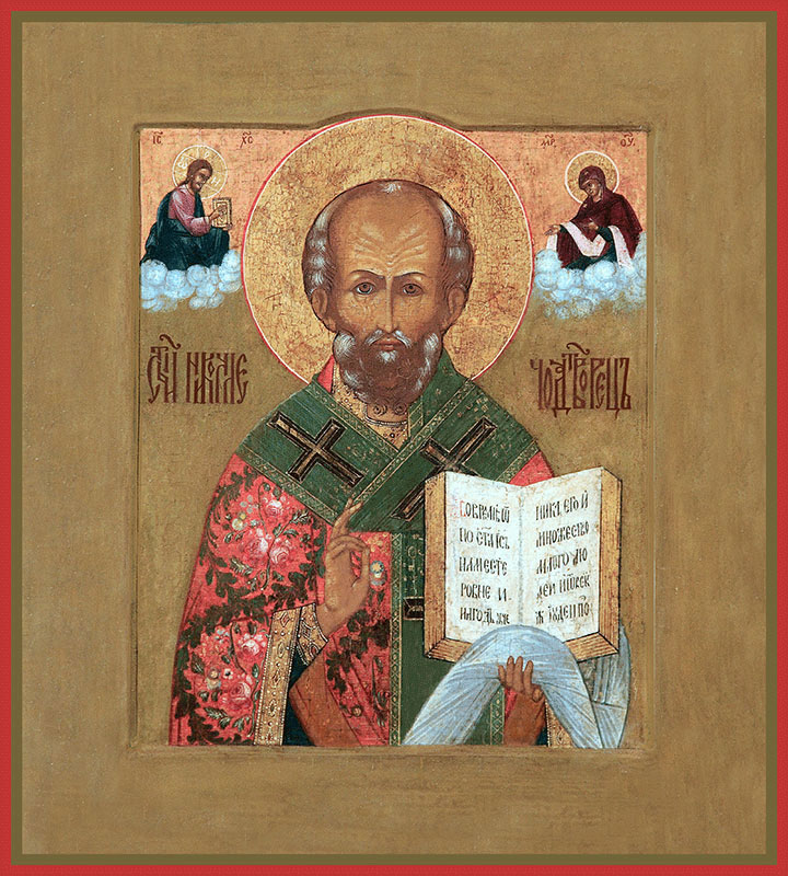 Икона Николай чудотворец, архиепископ Мир Ликийских, святитель (АРТ.03486)