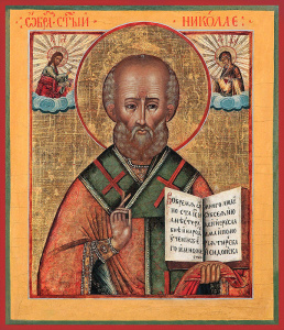 Икона Николай чудотворец, архиепископ Мир Ликийских, святитель (АРТ.03490)