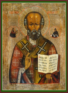Икона Николай чудотворец, архиепископ Мир Ликийских, святитель (АРТ.06702)