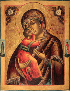 Икона Владимирская икона Божией Матери (АРТ.02062)
