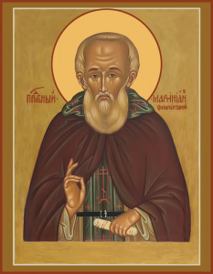 Икона Преподобный Мартиниан Белозерский, Ферапонтовский (АРТ.м0440)