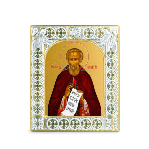 Икона Сергий Радонежский преподобный в рамке