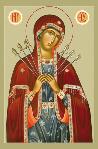 Икона Умягчение злых сердец икона Божией Матери (АРТ.00256)