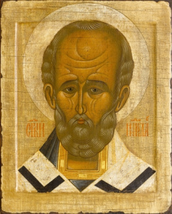 Икона Николай чудотворец, архиепископ Мир Ликийских, святитель (АРТ.00729)