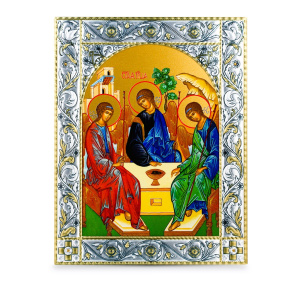 Икона Святая Троица в рамке