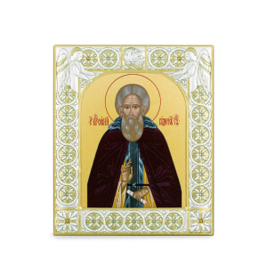 Икона Сергий Радонежский преподобный в рамке