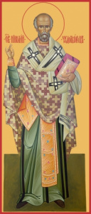 Икона Николай чудотворец, архиепископ Мир Ликийских, святитель (АРТ.06718)