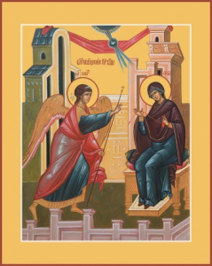 Икона Благовещение Пресвятой Богородицы (АРТ.06696)