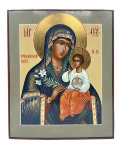 Неувядаемый цвет, писаная икона Божией Матери